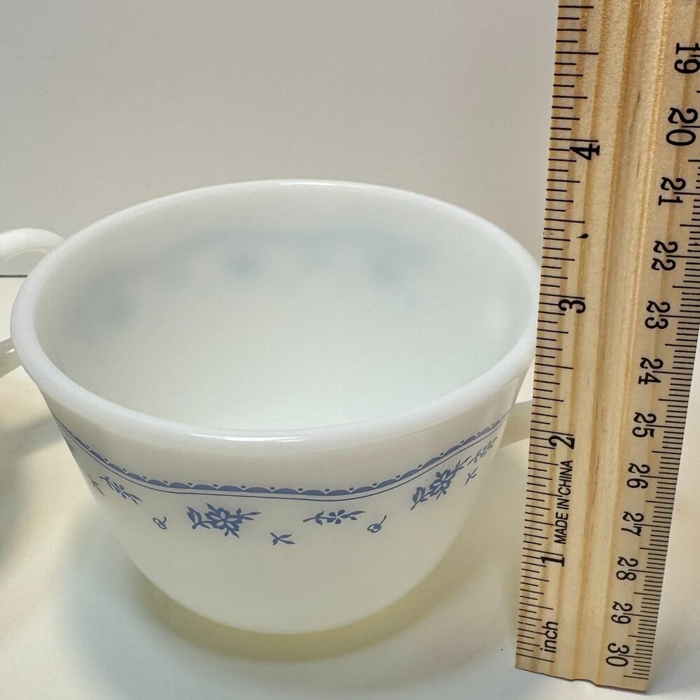 Pyrex Morning Blue Tea Cups - Picture 2 of 3